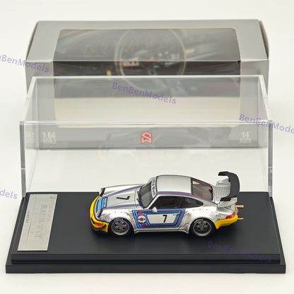1:64 SW Porsche RWB 964 Classic Sports Model Diecast Model Car Limited Edition