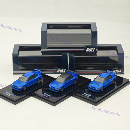 1/64 Hobby Japan Prodrive P25 2023 Impreza 22B Blue Diecast Metal Car