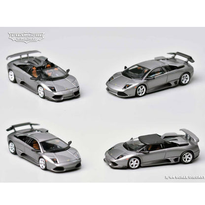 Phantom Knight PK Murciélago LP640 Bat Chengdu Auto Show 1:64 Alloy Open Cover Car Model Gifts