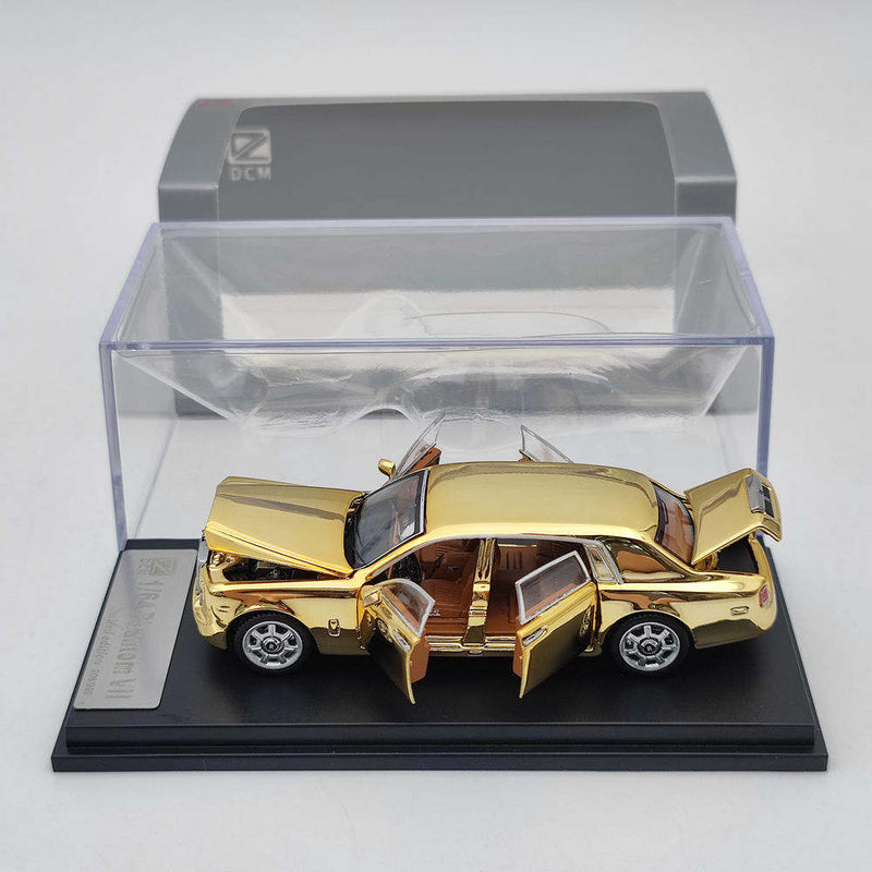 DCM 1/64 Rolls-Royce Phantom VII 7 6 Open the doors Diecast Models Car Gold Toys Gift