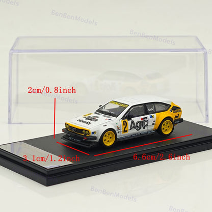 1:64 RM #2 GTV6 Widebody Hatchback Sports Model Diecast Metal Car