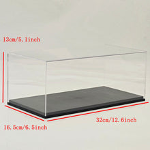 1:18 Diecast Model Display Box Acrylic Protector Dustproof Carbon Fiber Base