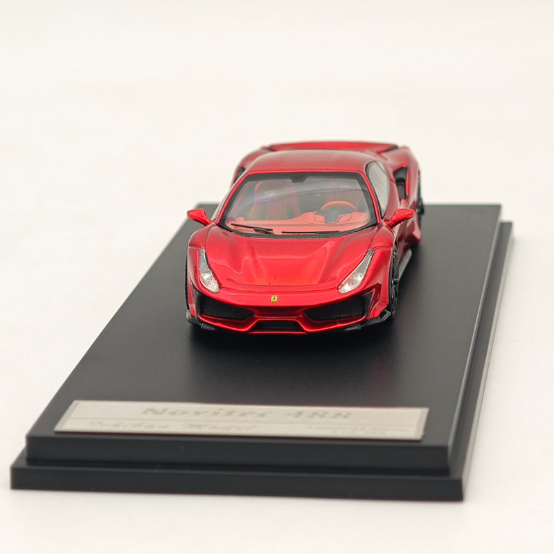 Ichilan 1:64 Novitec 488 Pista Racing Sports Diecast Car Model Toy Collections