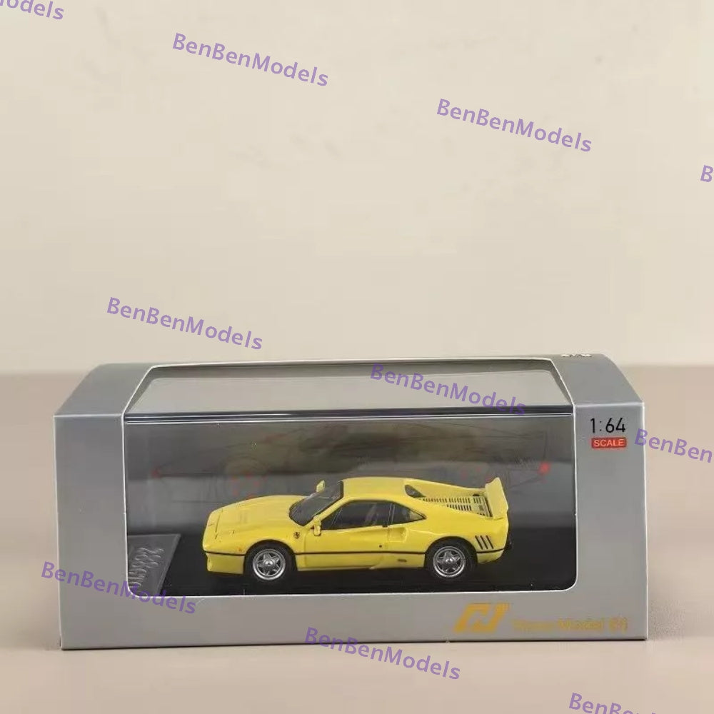 Hone Model 1/64 Ferrari 288 GTO Modèles moulés sous pression Miniature de voiture Collection limitée 