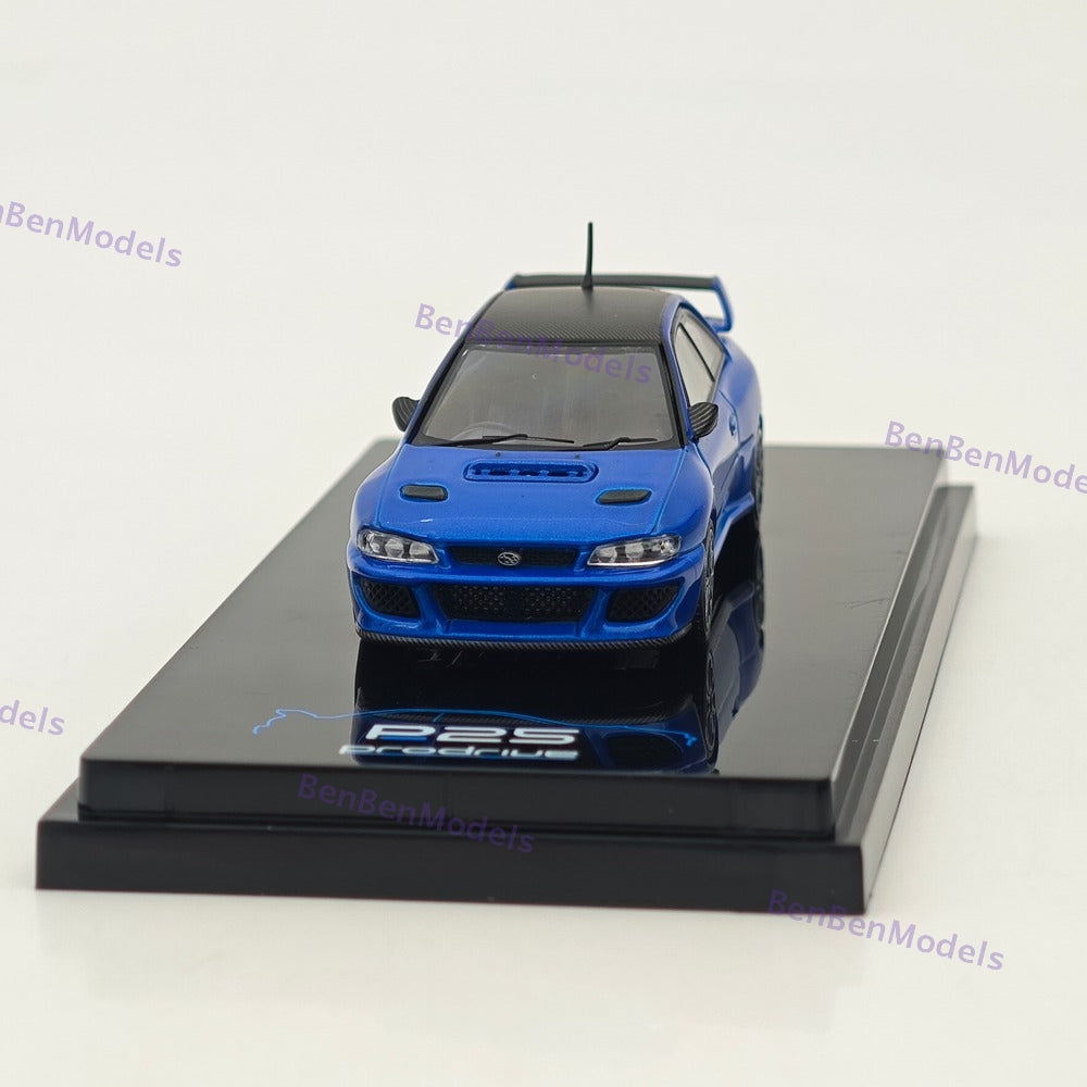 1/64 Hobby Japan Prodrive P25 2023 Impreza 22B Blue Diecast Metal Car