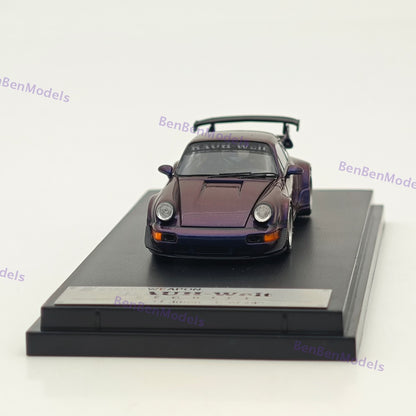 1:64 SW Porsche RWB 964 Classic Sports Model Diecast Model Car Limited Edition