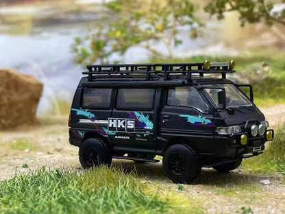 Autobots Models 1:64 for Delica 4X4 Star Wagon Van Diecast Toys Car Miniature Vehicle Hobby Collectible Gifts