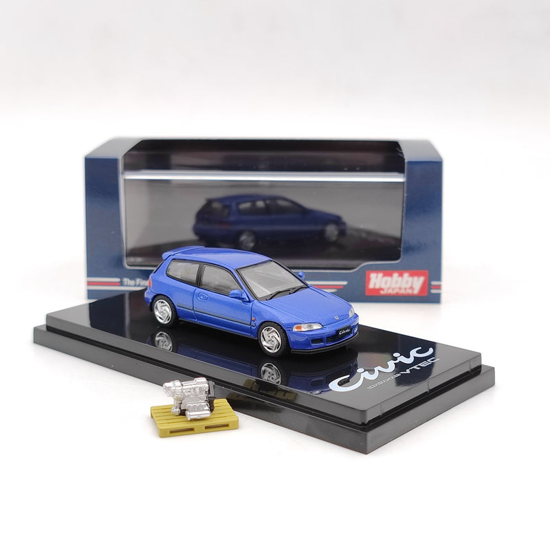 Hobby Japan 1:64 Honda Civic EG6 SiR Ⅱ With Engine Display Model Car HJ641017GBL