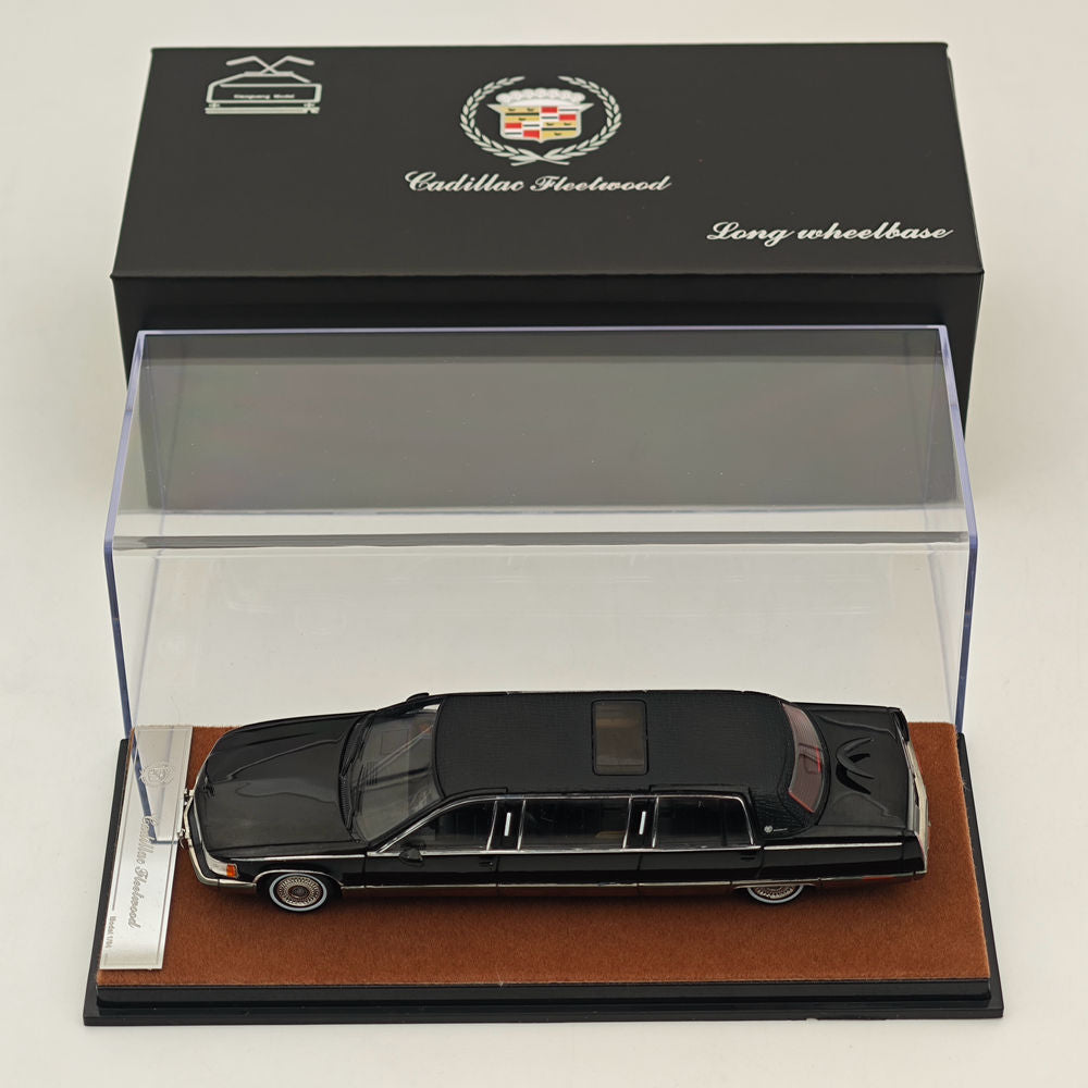 XiaoGuang 1/64 Fleetwood extended edition Black Alloy Diecast Models Car Collection
