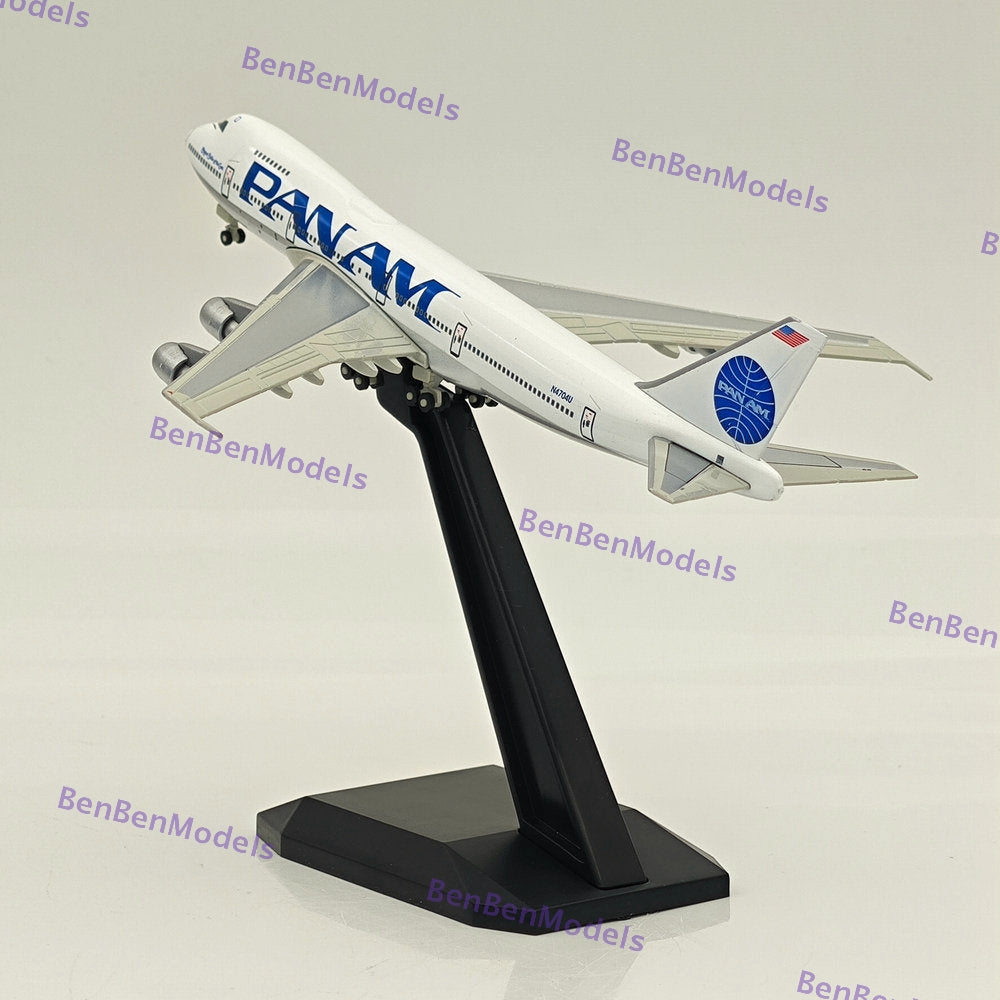1:400 RM Pan Am Boeing 747-100 N4704U Passenger Airplane Diecast Model