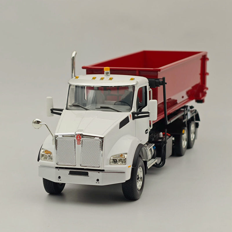 FIRST 1/34 KENWORTH T880 WITH TUB-STYLE ROLL-OFF CONTAINER Red 10-4251 Truck