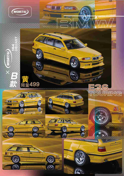 Mortal 1:64 BMW E36 Touring Station Wagon Diecast Toys Car Models Hobby Collection Gifts Limited Edition