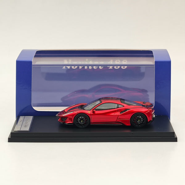 1:64 Ichilan Ferrari Novitec 488 Pista Red Super Racing Sports Model Diecast