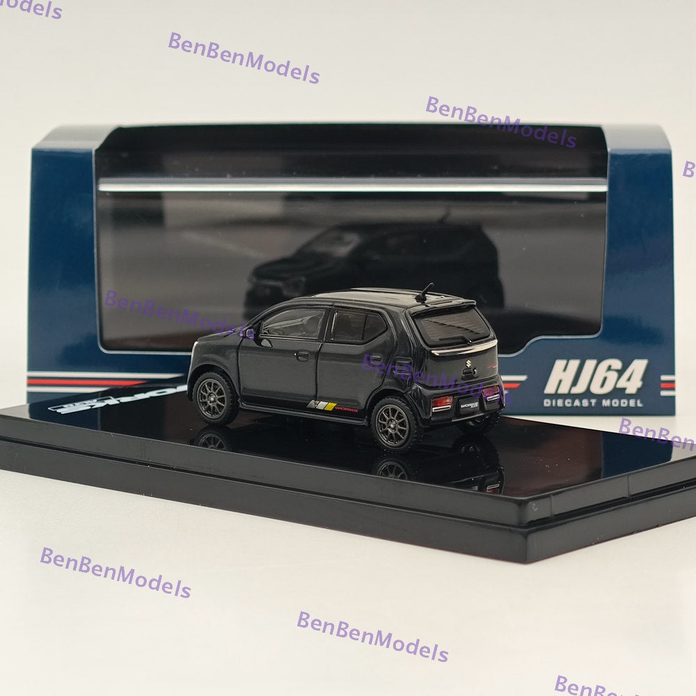 1/64 Hobby Japan SUZUKI ALTO WORKS (HA36S) Bluish Black HJ641070ABK Diecast