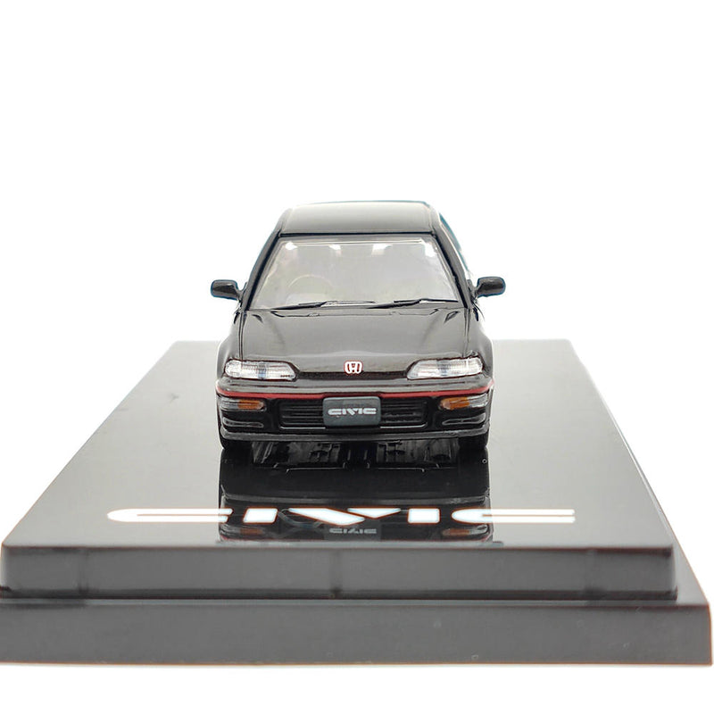 1/64 Hobby Japan Honda Civic (EF9) SiR Ⅱ HJ641031ABK Diecast Model Car Black