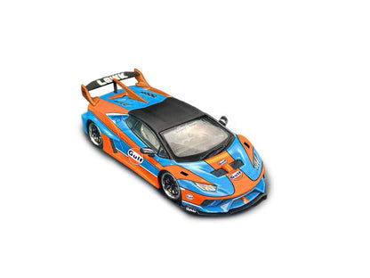 DAP 1:64 Lamborghini Supercar Voiture de course Livrée Roues portantes Modèle de voiture moulé sous pression Jouets Cadeau