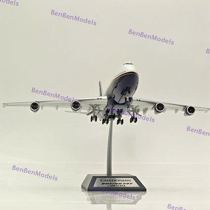 Caledonian Airways Boeing 747 G-BMGS / WITH STAND / Passenger Airplane 1/200