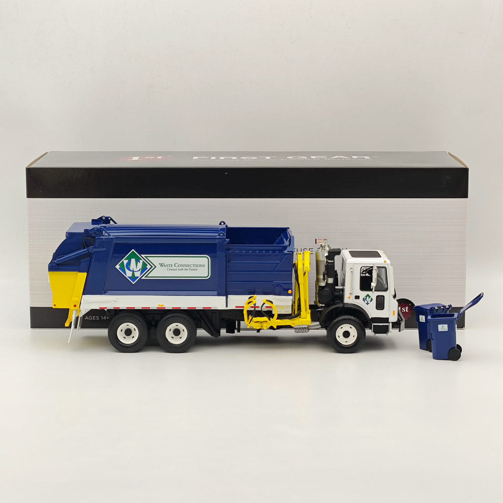 First Gear 1:34 Mack TerraPro Side Load Refuse Truck Blue 10-4167 Diecast Truck