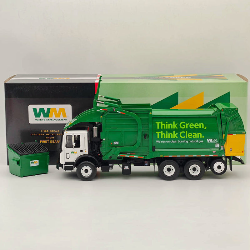 FIRST 1/34 MACK TERRAPRO TRONT LOAD REFUSE WITH CNG TAILGATE Green 10-4006