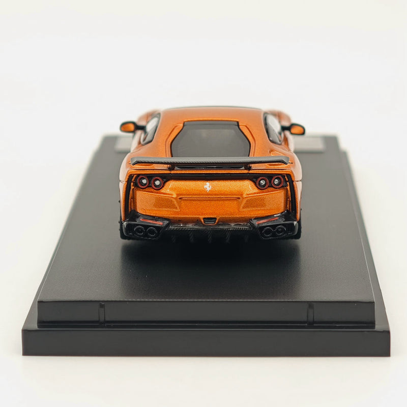 Little Toys 1/64 Ferrari 812 V12 Novitec Alloy Models Car Collection Orange