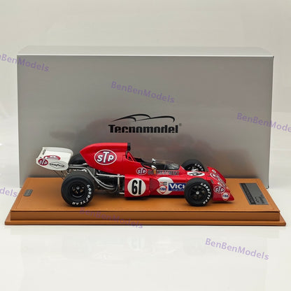 Tecnomodel 1/18 March 721X 1972 Race Of Champions Ronnie Peterson #61 TM18-288C