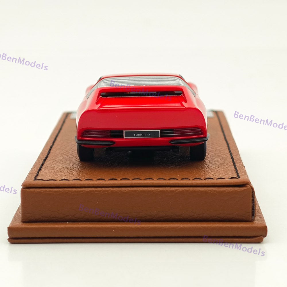 1/43 Tecnomodel Ferrari P6 Pininfarina Concept 1968 Red Resin Car Collectible