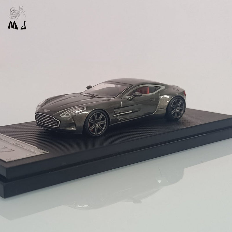 MJ 1/64 Aston Martin ONE77 Alloy Diecast Toys Car Models Miniature Hobby Collection Gifts Limited 999