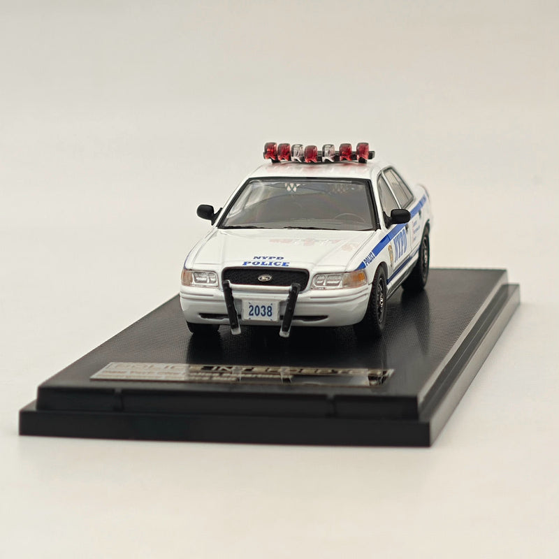 Rollin 1:64 Ford CV NYPD/LAPD Police Car Victoria Crown Diecast Toys Car Models Miniature Hobby Collectible Gifts