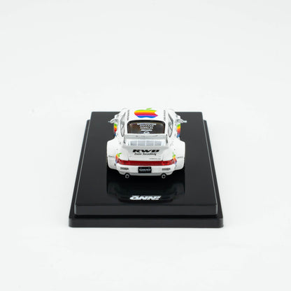 INNO 1:64 RWB 930 #89 White Apple Livery Wide-body Modification Alloy Model Car