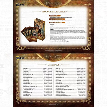 NEW 2025 Kakawow COSMOS Harry potter trading  Cards Factory Sealed Case 10 Boxes