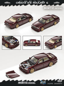 Mortal 1:64 TOYOTA CRESTA 2.5 ROULANT G Modèle de collection en alliage personnalisé de Malaisie