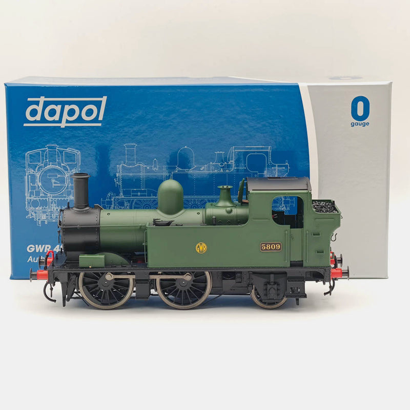 Dapol 7S-006-051 O Gauge 58xx Class GWR Shirtbutton Green 5809 21DCC -Locomotive