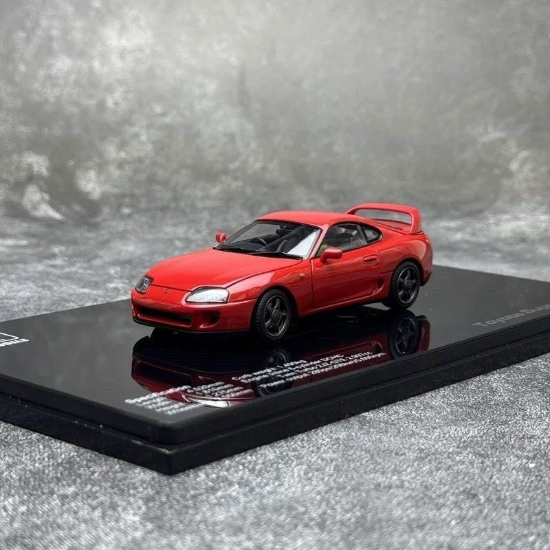 LCD 1:43 Toyota Supra A80 Alloy Fully Open Diecast Car Model Collectible Gifts