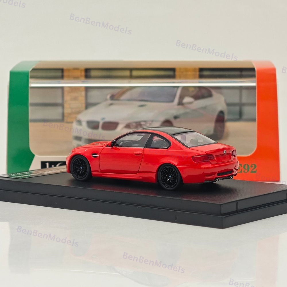 Fine model 1/64 Red BMW M3 E92 COUPE Diecast Model Car Limited Collection Gifts
