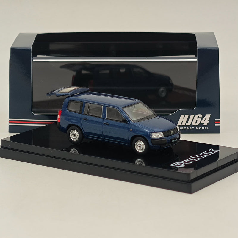 1/64 Hobby Japan Toyota PROBOX VAN DX Blue HJ641062BL Diecast Models Car