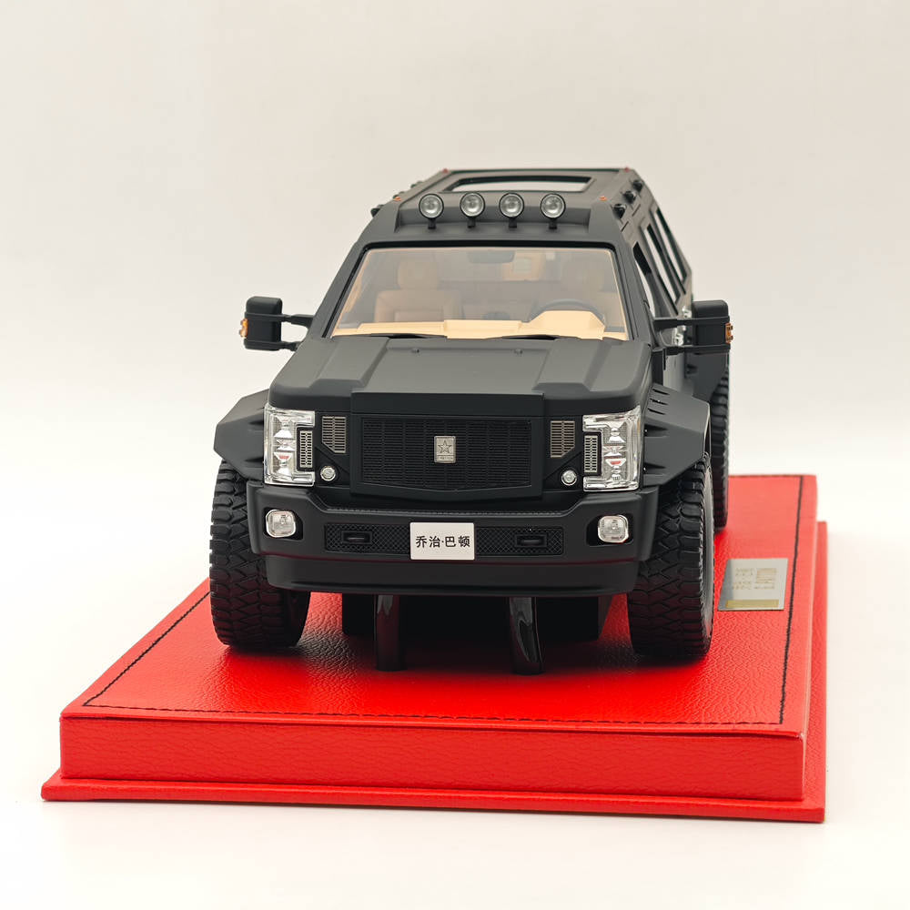 1/18 G-PATTON George S. Patton SUV Off-road Black Resin Car Model Limited  Collection Auto Gift