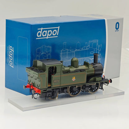 Dapol 7S-006-026 O Gauge 14xx Class 1472 -0-4-2T BR Lined Green Early Emblem DCC