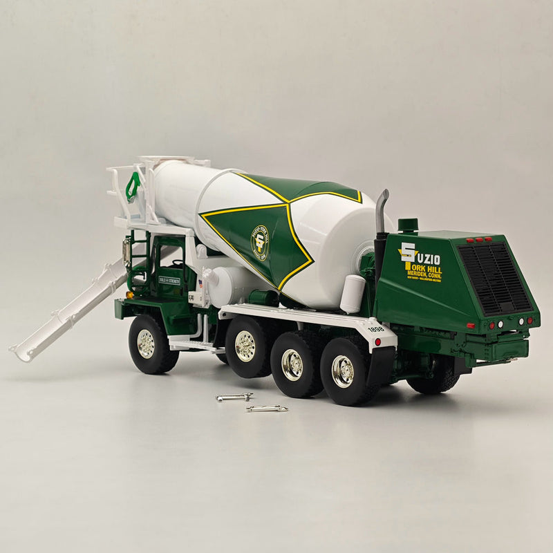 FIRST 1/34 Oshkosh Front Discharge Mixer Green 19-4245 DIECAST METAL REPLICA