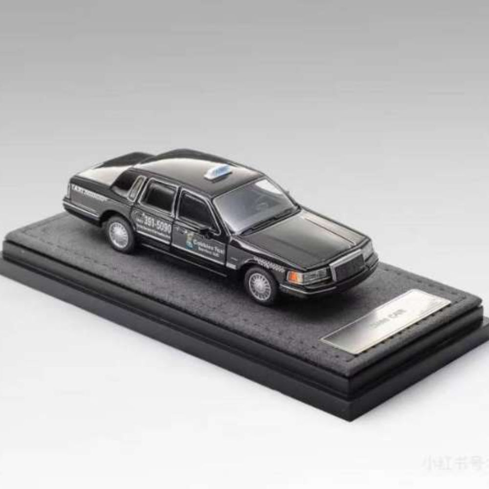 MK Miniatures 1/64 Town Car 1993 Private Taxi/Cartier Green Alloy car Limited