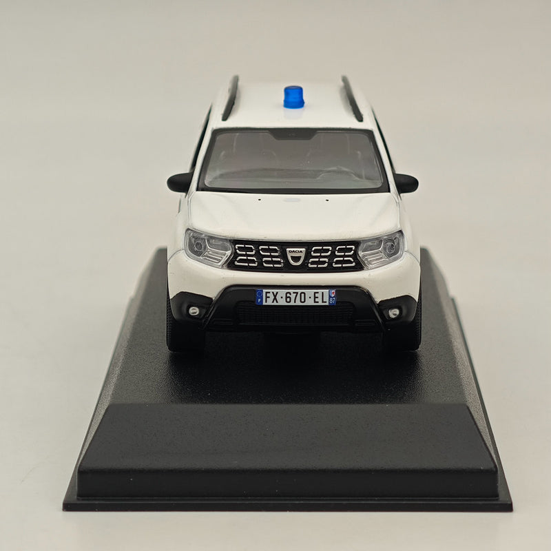 1/43 Norev Dacia Duster 2020 Gendarmerie-Equipe Cynophile Diecast Model White