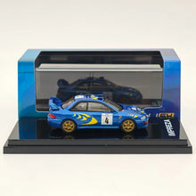 Hobby Japan 1:64 IMPREZA WRC 1997 #4 TOUR DE CORSE HJR642041D Blue Alloy model