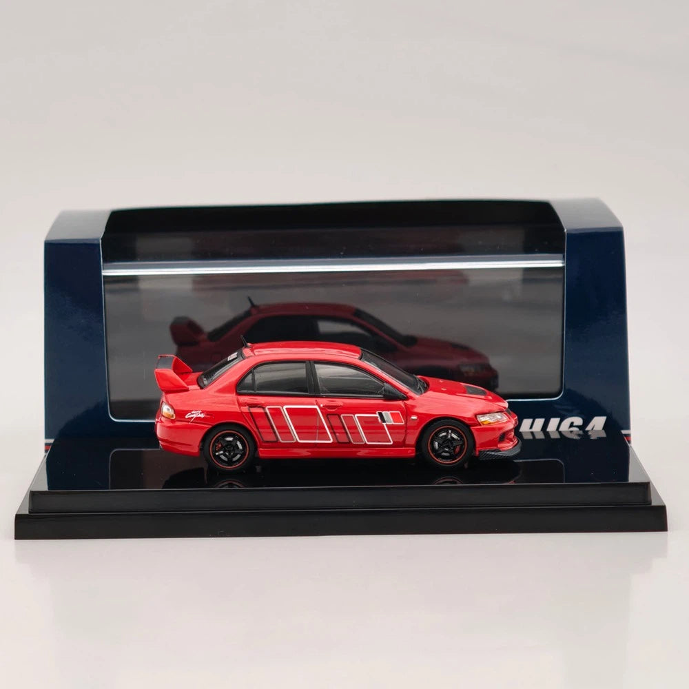 1:64 Hobby Japan Lancer GSR Evolution IX RALLIART Red Solid HJ646054R alloy car model