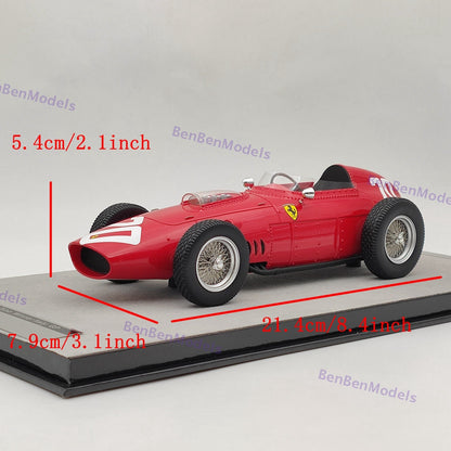 1/18 Tecnomodel Mythos Ferrari 246/256 F1 Dino Winner ltaly GP P.Hills 1960 #20