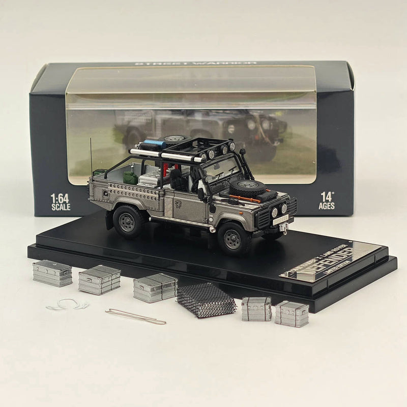 1:64 SW Land Rover Defender 110 SUV Pickup ORV Sports Diecast Models Collection