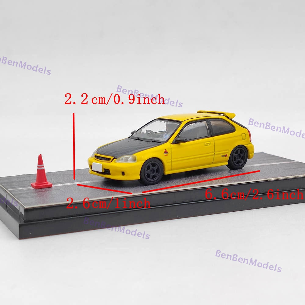 Hobby Japan 1/64 Civic TYPE R (EK9) Project D Diorama Set HJ642016DA Diecast