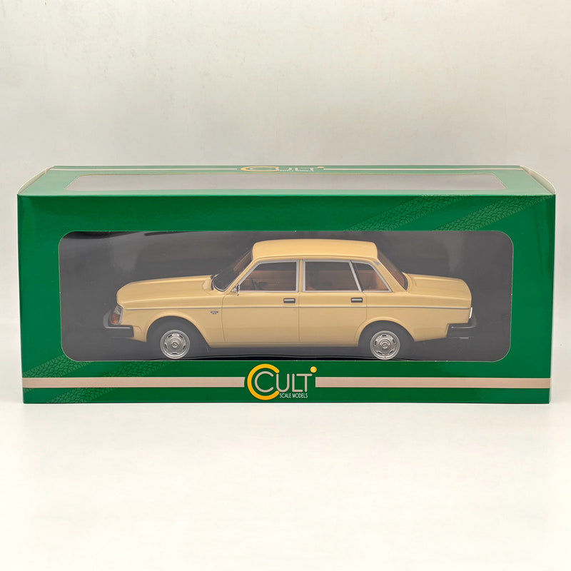 CULT 1:18 Volvo 244DL Beige 1975 CML130-1 Resin Model Car Limited Collection