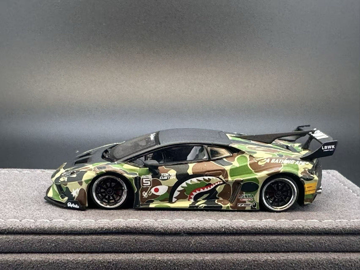 DAP 1:64 Lamborghini Supercar Voiture de course Livrée Roues portantes Modèle de voiture moulé sous pression Jouets Cadeau