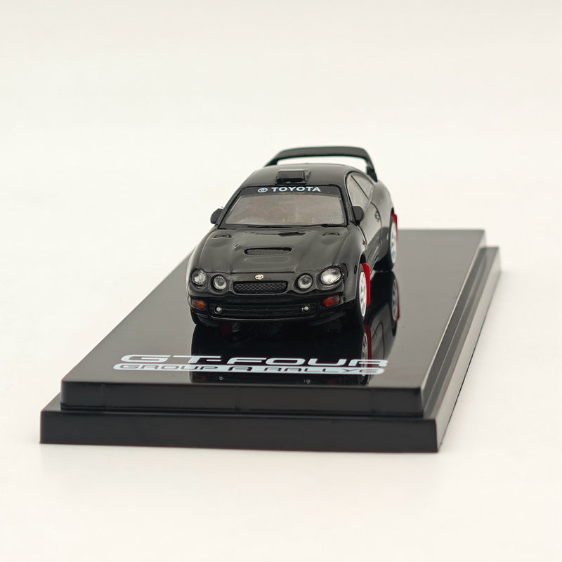 Hobby Japan 1/64 Toyota CELICA GT-FOUR WRC Edition ST205 Customized Ver 8 Spokes HJ641064CBK Black Diecast Models Car Collection