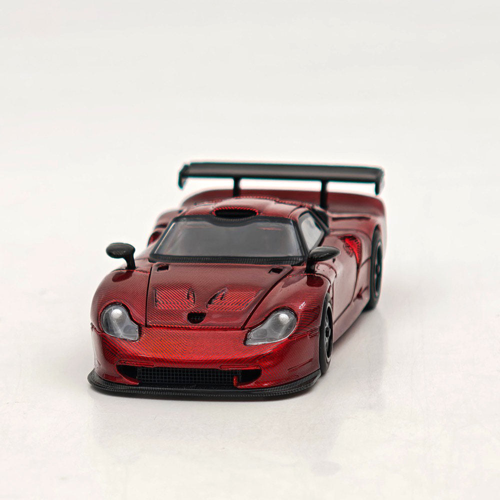 Transcend model TSD 1:64 911 GT1 24h LeMans 1997 Carbon Fiber Opening Hood Diecast Model Car Limited Collection