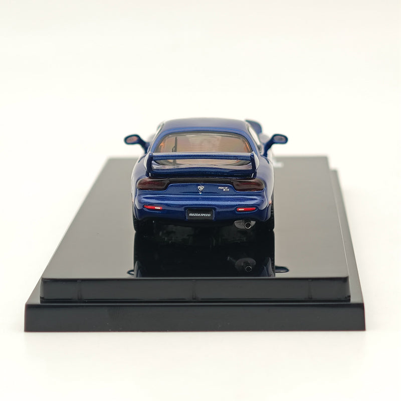 1/64 Hobby Japan Mazda RX-7 FD3S A-Spec. HJ643007CCBL Innocent Blue Mica Diecast